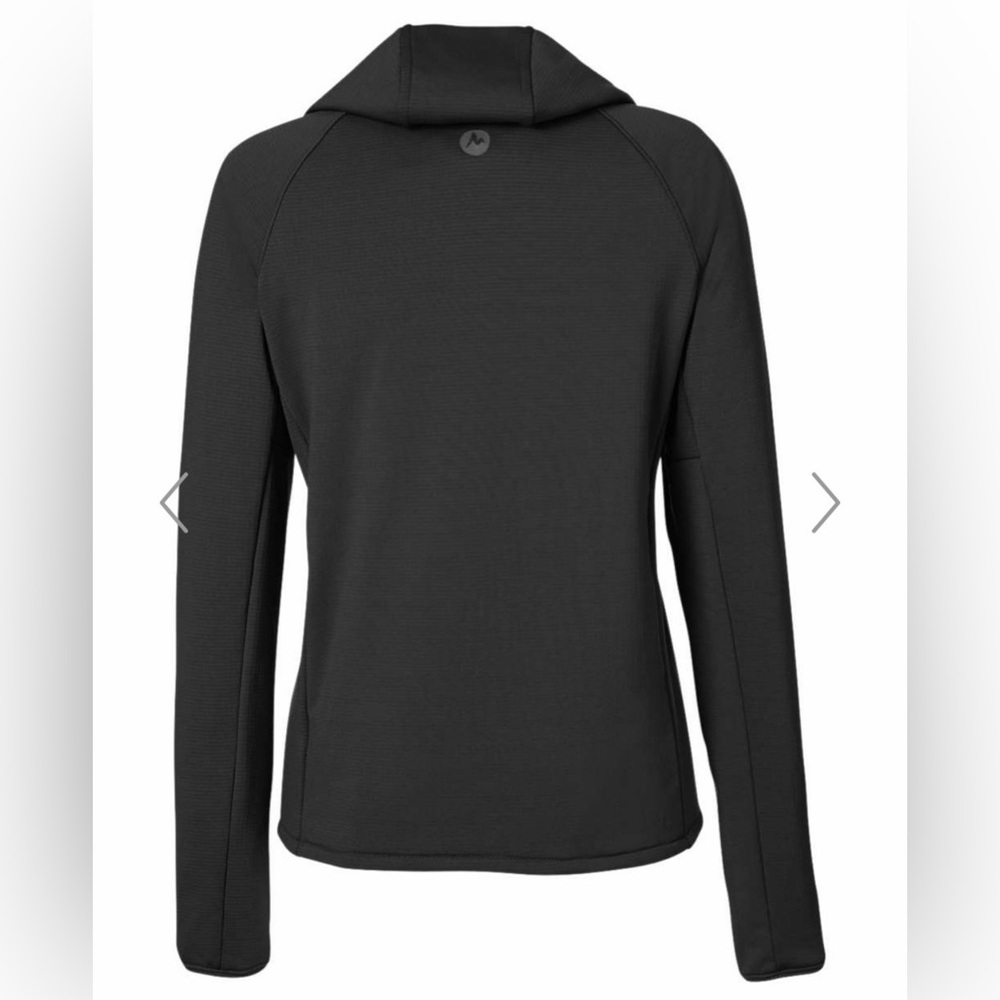 Marmot Women’s Black Leconte Full Zip Hooded Jacket size Small EUC - Picture 6 of 15